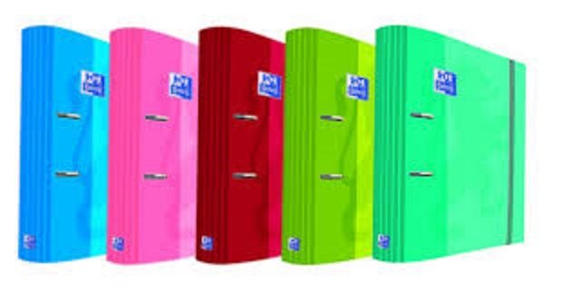 Capa A4 2 argolas 7cm com elástico OXFORD – 1 unidade